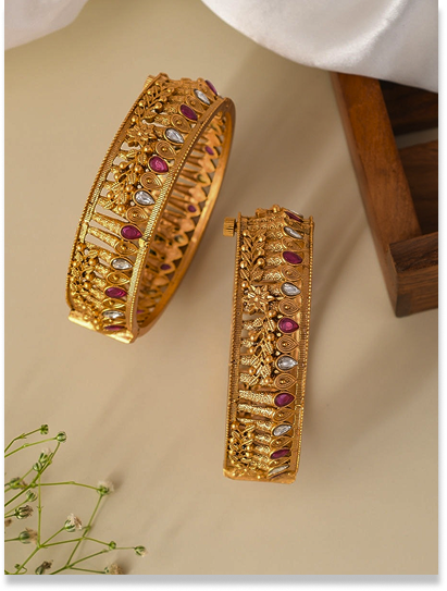 Stone-Studded Bangles
