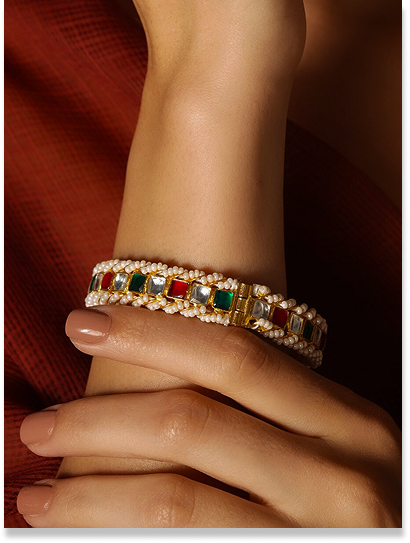 Gold-Finish Bangles